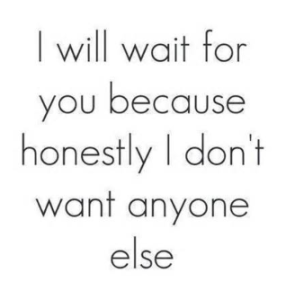 i will wait